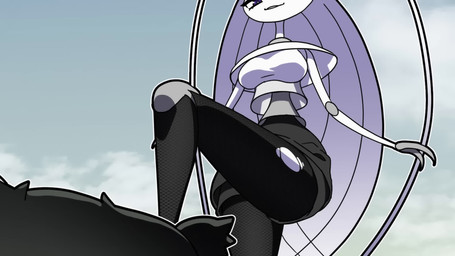 anthro biped blush bodily_fluids bottomwear breasts clothed clothing dizzy_eyes female feral front_view hat headgear headwear male male/female outside pupils stepped_on sweat thick_thighs torn_clothing undressing white_body white_sclera wide_hips hakkim sound_warning nintendo pokemon elio_(pokemon) alolan_form alolan_raticate generation_7_pokemon human mammal pheromosa pokemon_(species) regional_form_(pokemon) ultra_beast 16:9 animated hi_res long_playtime sound video widescreen