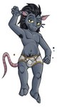 anthro armpit_hair body_hair bulge clothing male pubes solo underwear azzybunn ben_10 cartoon_network argit mammal murid murine rat rodent low_res