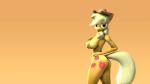 16:9 2016 3d_(artwork) anthro applejack_(mlp) big_butt biped blonde_hair breasts butt clothing cutie_mark digital_media_(artwork) earth_pony equid equine eyelashes female friendship_is_magic fur green_eyes hair hasbro hat hat_only headgear headgear_only headwear headwear_only hi_res horse looking_at_viewer looking_back mammal mostly_nude my_little_pony nipples open_mouth pony simple_background smile solo sosoft standing widescreen