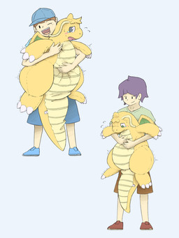 ambiguous_gender antennae_(anatomy) bodily_fluids claws clothed clothing duo fabric feral group hat headgear headwear horn implied_transformation male membrane_(anatomy) membranous_wings open_mouth orange_body orange_scales plushie plushie_tag plushification scales simple_background size_difference sweat tan_body tan_scales tears wings kareha_21909 mythology nintendo pokemon animate_inanimate dragon dragonite generation_1_pokemon human living_plushie mammal mythological_creature mythological_scalie pokemon_(species) scalie 3:4 hi_res