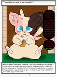 absurd_res anthro blush bodily_fluids door english_text featureless_crotch fur generation_5_pokemon grass hi_res male minccino multicolored_body multicolored_fur nintendo on_ground open_mouth plant pokemon pokemon_(species) pokemon_mystery_dungeon robin_(rodent_powered) rodent_powered_(softestpuffss) seed sitting softestpuffss solo spike_chunsoft stone_wall tears text wall_(structure) wood wood_door