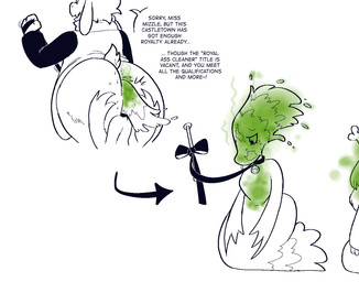 anthro antlers biped collar collar_only cruelty dialogue dirty dirty_talk dominant dominant_male duo_focus face_in_ass fart fart_cloud fart_fetish fart_sniffing fart_torture farting_on_another farting_on_face female green_fart_cloud group hair horn leash leash_pull long_hair male male/female nude ribbons sad scarf smelly sniffing speech_bubble stained submissive submissive_female text trio water ti-ling deltarune undertale_(series) miss_mizzle noelle_holiday ralsei bovid caprine darkner deer elemental_creature humanoid mammal mizzle_(deltarune) new_world_deer reindeer water_creature digital_media_(artwork) english_text