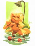 apple cutie_mark eyes_closed female feral food fruit hair mane nude on_hind_legs outside partially_submerged plant scrubbing shower shower_head smile solo standing water edtropolis friendship_is_magic hasbro my_little_pony applejack_(mlp) earth_pony equid equine horse mammal pony 2013 hi_res