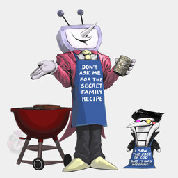 ambiguous_gender apron beef clothing eyewear faceless_character female food french_kissing glasses grill group humor interspecies kissing long_nose male meat sloppy_kiss steak tinted_glasses when_you_see_it mikelocesterlanders deltarune undertale_(series) kris_(deltarune) spamton_g._spamton susie_(deltarune) tenna_(deltarune) human humanoid mammal monster 1:1 2025 digital_drawing_(artwork) digital_media_(artwork) hi_res meme