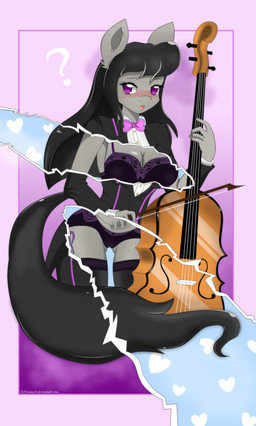 2014 <3 ? absurd_res anthro anthrofied black_hair blush bow bow_(stringed_instrument) bow_tie bra breasts cello cleavage clothed clothing cutie_mark earth_pony equine female friendship_is_magic fur hair hi_res horse internal legwear long_hair mammal musical_instrument my_little_pony octavia_(mlp) panties playing_music pony purple_eyes solo stockings tuxedo underwear zzvinniezz
Rating: Questionable
Score: 14
User: 2DUK
Date: June 28, 2014 2014 <3 ? absurd_res anthro anthrofied black_hair blush bow bow_(stringed_instrument) bow_tie bra breasts cello cleavage clothed clothing cutie_mark earth_pony equine female friendship_is_magic fur hair hi_res horse internal legwear long_hair mammal musical_instrument my_little_pony octavia_(mlp) panties playing_music pony purple_eyes solo stockings tuxedo underwear zzvinniezz
Rating: Questionable
Score: 14
User: 2DUK
Date: June 28, 2014