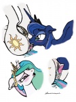 2013 anus colored crown cunnilingus cutie_mark duo english_text equine female feral friendship_is_magic horn horse ihavnoname incest lesbian looking_at_viewer looking_back lying mammal monochrome my_little_pony on_front oral oral_sex plain_background pony princess_celestia_(mlp) princess_luna_(mlp) pussy sex sibling sisters text tongue vaginal white_background winged_unicorn wings
Rating: Explicit
Score: 8
User: Latios69
Date: August 26, 2013