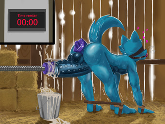 abdominal_bulge after_orgasm anal anal_penetration anthro anus ball_gag balls barn big_balls big_butt big_penis blue_body blue_eyes blue_fur bodily_fluids bound breath bucket butt cheek_tuft claws container cum cum_drip cum_in_bucket cum_in_container deep_penetration dildo dildo_in_ass dildo_in_penis dildo_insertion dripping erection excessive_cum excessive_genital_fluids facial_tuft foreskin fucking_machine fur gag genital_fluids genitals hay heart_symbol huge_balls huge_penis humanoid_genitalia humanoid_penis internal large_penetration long_penis looking_back looking_pleasured machine male nipples nude number object_in_ass panting penetration penis retracted_foreskin screen sex_toy sex_toy_in_ass sex_toy_in_penis sex_toy_in_urethra sex_toy_insertion shaking shota small_but_hung solo sweat thick_penis timer trembling tuft urethral urethral_bulge urethral_penetration wood young young_anthro young_male sakana_maru sakana_maru_(sakana_maru) canid canine mammal 4:3