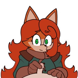 anthro cheek_tuft clothing coat countershade_face countershading duo facial_tuft female female_anthro female_on_human fingerjob first_person_view fur genitals gentle_sex gloves green_eyes hair handjob handwear humanoid_genitalia humanoid_penis interspecies kissing looking_at_viewer looking_down male male_human orange_body orange_fur orange_hair penile penis penis_kissing pinching_gesture scarf sex small_penis small_penis_appreciation smile teeth topwear tuft paperbagnsfw canid canine fox human mammal 1:1 2025 2d_animation animated digital_media_(artwork) loop motion_tweening no_sound short_playtime video