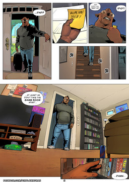 anthro clothed clothed_male clothing computer dialogue electronics eyewear fingers game_console glasses inside male post-it_note solo speech_bubble television text wearing_glasses purplebirdman dreamcast nintendo nintendo_64 playstation playstation_4 sega sega_dreamcast sony_corporation sony_interactive_entertainment tony_(purplebirdman) bear mammal comic english_text multiple_scenes
