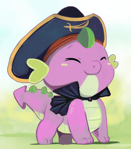 2014 cape cute dragon ende eyes_closed friendship_is_magic hat male my_little_pony pirate_hat plain_background solo spike_(mlp) young
Rating: Safe
Score: 13
User: 2DUK
Date: March 28, 2014