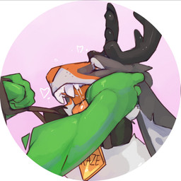 ambiguous_gender anthro antlers black_antlers black_collar bodily_fluids brown_body brown_fur collar collar_tag disembodied_hand duo fangs finger_fetish finger_in_mouth finger_play fingers fish_hooking fur heart_symbol horn leash leash_pull male male/ambiguous multicolored_body multicolored_fur orange_body orange_eyes orange_fur orange_nose pink_background pink_tongue saliva saliva_string simple_background solo_focus teeth tongue two_tone_body two_tone_fur white_body white_fur wings redishdragie alma_(fuegodelalma) lagomorph mammal wolpertinger 1:1 hi_res