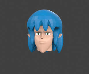 bangs blank_expression blue_eyebrows blue_hair eyebrows green_eyes grey_background hair humanoid_pointy_ears light male male_humanoid medium_hair mouth_closed no_eyebrows no_pupils not_furry pointy_ears simple_background solo tan_body tan_skin triadles kappa_mikey gonard_(kappa_mikey) humanoid 2025 3d_(artwork) blender_(artwork) colored digital_media_(artwork) english_description headshot_portrait lighting portrait shaded spanish_description unfinished