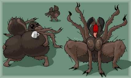Rating: e
ID: 5718746
Date: 2025-07-19 06:57:00 -0400
Status: active
Score: 14
2025 5:3 animal_humanoid arachnid arachnid_humanoid areola arthropod arthropod_humanoid artist_name big_breasts big_butt big_fangs border breasts brown_areola brown_body brown_breasts brown_butt brown_nipples butt container cup curvy_figure digital_media_(artwork) fangs female fuzzy genitals green_background hand_on_butt huge_butt huge_fangs humanoid multi_arm multi_limb navel nipples nude open_mouth pixel_(artwork) presenting presenting_hindquarters seductive shadow signature simple_background solo spider_humanoid spinneret teeth text toilet_man tongue tongue_out voluptuous_female vulva post #5718746