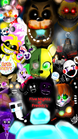 anthro arcade_machine bib black_body black_eyes blonde_hair blue_body bodily_fluids clothed clothing clown craft crying cupcake endoskeleton eyelashes female food green_body green_hair green_pupils group hair hat headgear headwear logo machine male male/female orange_hair orange_pupils plushie pupils purple_body purple_hair purple_pupils red_pupils soul suit tears top_hat white_body white_pupils yellow_body yellow_pupils lunnybunny19 five_nights_at_freddy's five_nights_at_freddy's:_help_wanted five_nights_at_freddy's:_security_breach five_nights_at_freddy's_2 five_nights_at_freddy's_3 five_nights_at_freddy's_4 freddy_fazbear's_pizzeria_simulator scottgames sister_location steel_wool_studios animdude_(fnaf) cupcake_(fnaf) ennard_(fnafsl) freddy_(fnaf) funtime_foxy_(fnaf) glitchtrap lefty_(fnaf) marionette_(fnaf) michael_afton nightmare_fredbear_(fnaf) roxanne_wolf scrap_baby_(fnaf) shadow_bonnie_(fnaf) shadow_freddy_(fnaf) spring_bonnie_(fnaf) springtrap_(fnaf) the_mimic_(fnaf) toy_chica_(fnaf) animatronic bear canid canine canis fox ghost humanoid lagomorph leporid mammal rabbit robot spirit undead wolf zombie 9:16 hi_res