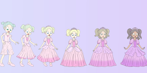 age_regression anthro anthro_to_human female forced gender_transformation male mtf_transformation princess race_swap royalty solo species_transformation standing transformation transformation_sequence young jowybean sega sonic_the_hedgehog_(series) sonic_the_hedgehog eulipotyphlan hedgehog human mammal 2024 absurd_res better_version_at_source hi_res long_image wide_image