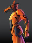 anthro concept machine male mecha muscular robodog science science_fiction scaglietti canid canine canis domestic_dog mammal robot 2023 digital_media_(artwork) hi_res