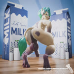 anthro balls big_balls big_butt big_penis bottle bouncing_balls breasts butt container genitals gynomorph hooves intersex milk_bottle milk_carton penis solo thick_thighs twerking leodamodeler screwingwithsfm ava_(bimbini) bovid bovine cattle mammal 1:1 3d_(artwork) 3d_animation absurd_res animated digital_media_(artwork) hi_res no_sound short_playtime webm