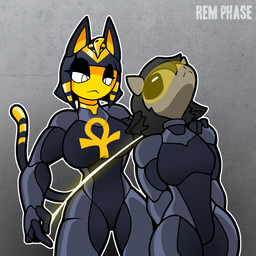 2_horns ankh anthro black_body black_hair black_latex black_sclera bodysuit breasts brown_body clothed clothed_anthro clothed_female clothed_male clothing dominant dominant_anthro dominant_female drone dronesuit duo female grey_latex hair horn latex latex_bodysuit latex_clothing latex_skinsuit leash leash_pull male multicolored_body multicolored_bodysuit multicolored_clothing multicolored_skinsuit skinsuit submissive submissive_anthro submissive_male tail tight_clothing two_tone_body two_tone_bodysuit two_tone_clothing two_tone_skinsuit visor white_eyes yellow_body rem_phase animal_crossing nintendo ankha_(animal_crossing) bovid caprine domestic_cat felid feline felis goat mammal 1:1 2026 absurd_res digital_media_(artwork) hi_res