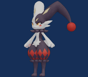 ambiguous_gender anthro backflip biped black_body black_fur cheek_tuft facial_tuft fur happy jester markings multicolored_body multicolored_fur neck_tuft open_mouth open_smile orange_eyes pawpads paws pseudo_clothing raised_arms red_markings simple_background smile solo standing thick_thighs transparent_background tuft two_tone_body two_tone_fur white_body white_fur wide_hips winget palworld pocketpair dupin_(pal) lagomorph mammal 2026 3d_(artwork) 3d_animation alpha_channel animated animated_gif digital_media_(artwork) official_art short_playtime