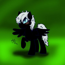 4_legs black_body black_fur blue_eyes blush feathered_wings feathers feral fur grey_mane grey_tail male mane one_leg_up pupils raised_leg simple_background slit_pupils solo spread_wings standing tail wings unknown_artist hasbro my_little_pony mythology dawn_lightwing fan_character equid equine horse mammal mythological_creature mythological_equine pegasus pony 1:1 2015 digital_drawing_(artwork) digital_media_(artwork) signature