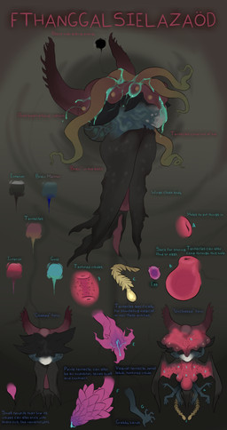 ambiguous_fluids balls big_balls big_penis body_horror brain egg genitals herm intersex magic maleherm multi_limb nightmare_fuel not_furry organs ovipositor penis penis_tentacles sack solo spikes tentacle_ovipositor tentacles text unusual_anatomy unusual_genitalia unusual_penis unusual_vulva vulva what what_has_magic_done what_has_science_done where_is_your_god_now why wings thedivinetemple fthanggalsielazaod_(himeros) deity eldritch_abomination monster absurd_res english_text hi_res model_sheet