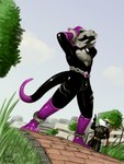 anthro armor biped duo headgear helmet outside red_eyes suule species_request 2022 3:4 absurd_res hi_res tagme