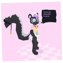 anthro diaper feces male pooping rear_view side_view soiled_diaper soiling soiling_diaper solo talking_to_viewer text unclean_diaper used_diaper using_diaper goatedout mammal mephitid skunk 3d_(artwork) 3d_animation animated digital_media_(artwork) english_text short_playtime video