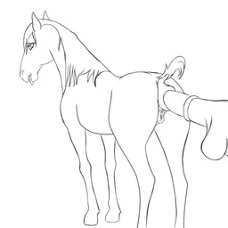 anal anal_penetration anal_tugging animal_genitalia animal_penis animal_vulva anus balls big_penis bodily_fluids butt disembodied_penis duo equine_anus equine_genitalia equine_penis equine_vulva erection female female_penetrated feral feral_penetrated genital_fluids genitals intraspecies large_penetration male male/female male_penetrating male_penetrating_female orifice_tugging penetration penile penile_penetration penis penis_in_ass puffy_anus sex simple_background stretched_anus tail tongue tongue_out toony vulva fuckermare equid equine horse mammal 1:1 animated digital_media_(artwork) hi_res monochrome