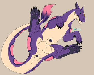 animal_genitalia anus balls black_anus black_claws black_penis blue_eyes butt claws feral fur genitals looking_at_viewer male markings pawpads penis perineum pink_body pink_fur pink_markings purple_body purple_fur purple_pawpads sheath solo white_body white_fur xoloitz mythology sakari_(juniper) dragon felkin furred_dragon furred_scalie mythological_creature mythological_scalie scalie wingless_dragon 5:4 absurd_res hi_res