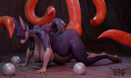 abdominal_bulge all_fours all_the_way_through ambiguous_penetration anal anal_penetration anthro belly big_belly big_breasts breasts cave egg egg_from_mouth female huge_belly neck_bulge nipples nude oral_oviposition oviposition ovipositor_in_ass pectoral_bulge penetration pregnant pregnant_anthro pregnant_female pregnant_sex sex solo tentacle_bulge tentacle_in_ass tentacle_penetration tentacles phrostbite capcom monster_hunter le_chumsky canyne palamute 3d_(artwork) 3d_animation 5:3 animated blender_(artwork) blender_cycles_(artwork) digital_media_(artwork) hi_res no_sound short_playtime video