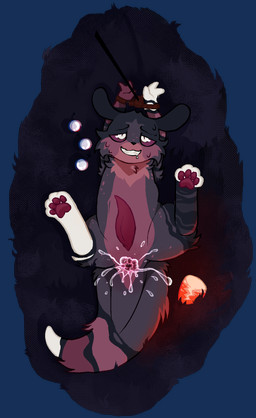 anus arms_tied bodily_fluids bound butt fangs feral fluffy fur genitals male multicolored_body pawpads paws penis sex simple_background smile solo tail teeth nath4ni3l rain_world videocult lamplighter_(kirinfox) mammal slugcat alpha_channel digital_media_(artwork) hi_res shaded