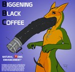 anthro b_emoji beverage big_penis black_penis black_sclera blue_eyes claws clitoral_hood clitoris coffee coffee_mug container cup ears_back erect_clitoris finger_claws genitals huge_penis intersex legalese maleherm mouth_full nude open_mouth penis penis_tongue pivoted_ears pussy shocked skindentation snout solo tentacles text unusual_anatomy unusual_genitalia_placement unusual_penis_placement vein veiny_penis wide_eyed negativetheory gemini_the_sergal sergal english_text half-length_portrait hi_res portrait signature