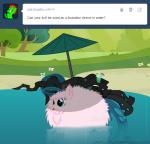 2013 blue_eyes changeling drink duo english_text equine eyes_closed female fluffle_puff friendship_is_magic fur green_hair hair horn horse mammal mixermike622 my_little_pony parasol pink_fur pink_hair pony queen_chrysalis_(mlp) royalty text tongue tongue_out tumblr water wings
Rating: Safe
Score: 4
User: anthroking
Date: February 15, 2014