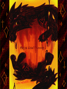 ambiguous_gender blood blood_drip blood_on_leg blood_on_legs blood_spatter bodily_fluids crying dripping duo feral gradient_background mutual_self-harm self-harm silhouette simple_background tears text wounded jackrabbit_(artist) canid canine canis hare hybrid lagomorph leporid mammal rabbit wolf 2025 3:4 absurd_res digital_media_(artwork) english_text hi_res ibispaint_(artwork) signature