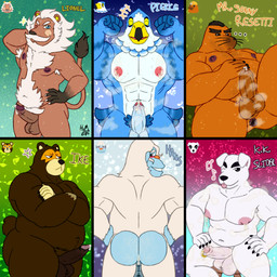 abs anthro anus balls big_chest bodily_fluids butt circumcised crossed_arms cum cum_drip cum_from_ass cum_in_ass cum_inside dripping erection flexing foreskin genital_fluids genital_piercing genitals glans group hands_on_hips lactating male male/male male_lactation musclegut muscular musk nipples nude one_eye_closed overweight penis penis_piercing piercing precum presenting presenting_hindquarters prince_albert_piercing sweat water_droplets wink dropsofmoonlight animal_crossing nintendo hans_(animal_crossing) ike_(animal_crossing) k.k._slider lionel_(animal_crossing) mr._resetti pierce_(animal_crossing) accipitrid accipitriform ape avian bear bird canid canine canis domestic_dog eagle eulipotyphlan felid gorilla haplorhine humanoid lion mammal mole_(animal) pantherine primate 1:1 absurd_res hi_res