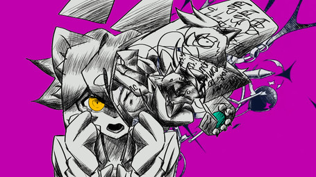 birthday birthday_cake bodily_fluids cake crazy_eyes crying dessert duo female food insane male male/female tears text wolfninecloud_furb kairiki_bear utau vocaloid yamaha_corporation gen_on_ko hatsune_miku canid canine felid feline humanoid mammal 16:9 chinese_text hi_res widescreen