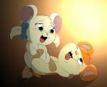 duo female fur male male/female paws sex onstatobol hamtaro_(series) bijou_(hamtaro) hamtaro cricetid hamster mammal rodent hi_res