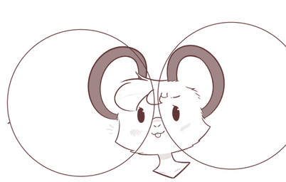 ambiguous_gender anthro big_glasses blush blush_lines buckteeth comically_large_accessory emanata eyewear fur glasses hair looking_at_viewer nerd simple_background solo teeth theartmanor molte mammal mouse murid murine rodent 2025 monochrome