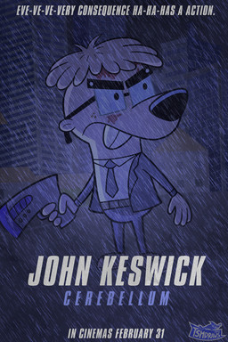 angry anthro blood bodily_fluids buckteeth business_suit city cityscape clothing eyewear glasses male necktie outside parody poster raining ranged_weapon raygun solo suit teeth text weapon wounded tsm-draws john_wick nickelodeon t.u.f.f._puppy professor_keswick ambiguous_species mammal 2020 2:3 colored english_text hi_res signature
