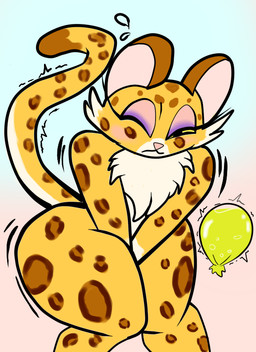 anthro bladder bladder_bulge blush bodily_fluids brown_spots cheek_tuft chest_tuft desperation dipstick_tail facial_tuft female fur genital_fluids holding_crotch markings neck_tuft omorashi one_eye_closed organs solo spots spotted_body spotted_fur spotted_markings spotted_tail tail tail_markings thick_thighs tuft urine white_body white_fur wide_hips yellow_body yellow_fur yozothescribe kirby_(series) nintendo clawroline felid leopard mammal pantherine 2022