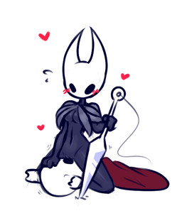 alternate_costume ambiguous_gender anthro black_eyes blush bottomless breasts clothed clothing clothing_swap duo empty_eyes facesitting female female/ambiguous heart_symbol melee_weapon sitting_on_another weapon nekuzx hollow_knight_(franchise) team_cherry hornet_(hollow_knight) the_knight_(hollow_knight) arthropod hymenopteran insect vessel_(species) 2019 5:6 incest_(lore)
