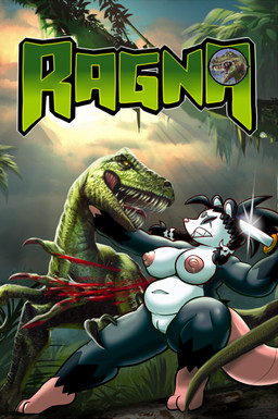 3_toes accessory anthro back_hair belly big_belly big_breasts big_nipples black_body black_fur blood bodily_fluids body_hair braided_hair breasts claws clenched_teeth eyes_closed feet female finger_claws fur green_body green_scales hair hair_accessory holding_knife holding_object knife nipples nude overweight overweight_anthro overweight_female pink_nipples red_claws scales sharp_teeth teeth thick_thighs toes whiskers white_body white_fur white_inner_ear felino turok ragna_(felino) american_opossum dinosaur mammal marsupial prehistoric_species reptile scalie 2026 absurd_res draw_over hi_res