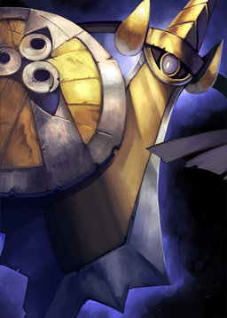 1_eye aegislash ambiguous_gender ghost nintendo pokémon purple_eyes shield solo spirit sword video_games weapon yilx
Rating: Safe
Score: 6
User: DeltaFlame
Date: March 03, 2015 1_eye aegislash ambiguous_gender ghost nintendo pokémon purple_eyes shield solo spirit sword video_games weapon yilx
Rating: Safe
Score: 6
User: DeltaFlame
Date: March 03, 2015