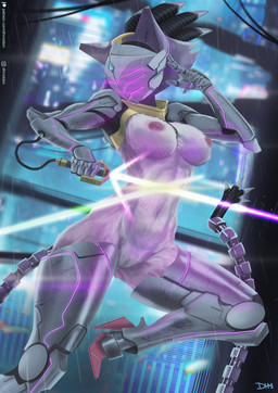 anthro areola armor big_breasts breasts cybernetics female forehead_gem front_view fur gem genitals headgear helmet holding_melee_weapon holding_object holding_sword holding_weapon laser_sword lightsaber looking_at_viewer machine melee_weapon navel nipples pink_areola pink_nipples purple_body purple_fur purple_lightsaber solo sword unconvincing_armor vulva weapon white_body white_fur dhmoldon sega sonic_and_the_black_knight sonic_storybook_series sonic_the_hedgehog_(series) star_wars blaze_the_cat sir_percival_(sonic_and_the_black_knight) cyborg domestic_cat felid feline felis mammal