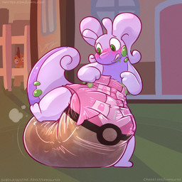 ambiguous_gender antennae_(anatomy) anthro being_watched big_diaper blush blush_lines building clenched_teeth clothed clothing cloud_emanata curled_tail detailed_background diaper diaper_only diaper_puff dripping duo emanata excessive_feces feces fence goo_drip grass hyper hyper_feces lock_symbol looking_at_another looking_down markings on_one_leg open_mouth outside plant pokeball pokeball_diaper purple_body raised_leg soiled_diaper soiling solo_focus standing subscribestar_username tail teeth text topless twitter_handle unclean_diaper used_diaper wearing_diaper ludis-luteo nintendo pokemon background_character generation_5_pokemon generation_6_pokemon goodra pokemon_(species) scrafty 1:1 artist_name hi_res signature url