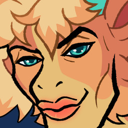 blue_eyes carisma emote eyebrows jawline lips looking_at_viewer raised_eyebrow thick_lips blitzdrachin conditional_dnp rizz kobold scalie 1:1 icon low_res