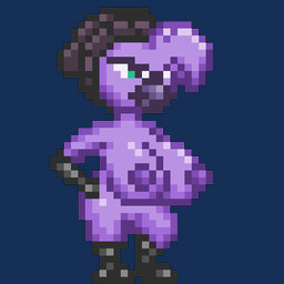 anthro avian_feet avian_hands beak beanie big_breasts bouncing bouncing_breasts bouncing_hair breasts chibi clothing curvy_figure feet female green_eyes hand_on_hip hat headgear headwear huge_breasts idle_animation nipples non-mammal_breasts non-mammal_nipples nude pixelated purple_body purple_nipples simple_background skull_cap solo sprite sprite_animation sprite_art standing talon_hands talons thick_thighs toes transparent_background unimpressed voluptuous wide_hips closetofdoom beat_banger bunfan_games zoe_monroe avian bird 1:1 alpha_channel animated digital_media_(artwork) loop low_res pixel_(artwork) pixel_animation