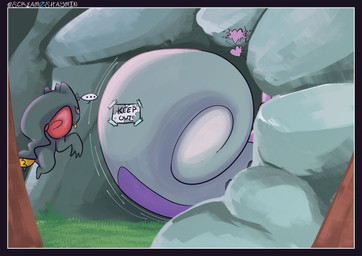 bow_ribbon ellipsis floating grey_body group head_tuft heart_emanata keep_out obscured_sex pink_eyes sign trio tuft screamoshaymin nintendo pokemon hex_(screamoshaymin) mireu_(screamoshaymin) banette generation_3_pokemon generation_8_pokemon hisuian_form hisuian_goodra pokemon_(species) regional_form_(pokemon) hi_res signature