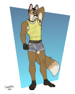 anthro areola balls_outline barbell_piercing barely_visible_genitalia barely_visible_penis belt belt_buckle biped boots bottomwear bracelet buckle bulge chain_necklace clothing detailed_bulge ear_piercing ear_ring ears_up erection erection_under_clothing feet footwear genital_outline genitals glans humanoid_feet humanoid_genitalia humanoid_penis jewelry leg_bracelet looking_down male male_anthro muscular muscular_anthro muscular_male necklace nipple_barbell nipple_piercing nipples penis penis_outline piercing plantigrade ring ring_piercing shirt shoes shorts solo tail tank_top topwear translucent translucent_clothing bartek22 sid_(bartek22) hi_res