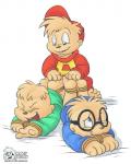 alvin_and_the_chipmunks alvin_seville bdsm bondage bound paws simon_seville theodore_seville tickled tickling torture
Rating: Safe
Score: 4
User: bondomunk
Date: November 12, 2013